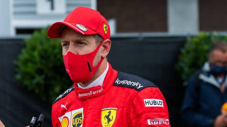 Sebastian Vettel fiel es schwer, Optimismus zu verbreiten