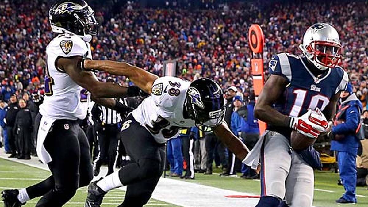 Der Pass zum Sieg landet gut fünf Minuten vor Schluss bei Brandon LaFell