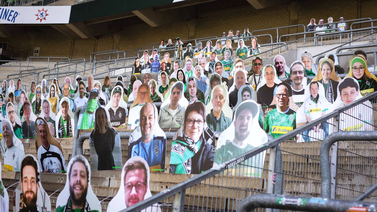 Gladbach spielt vor 12.000 „Pappfans“