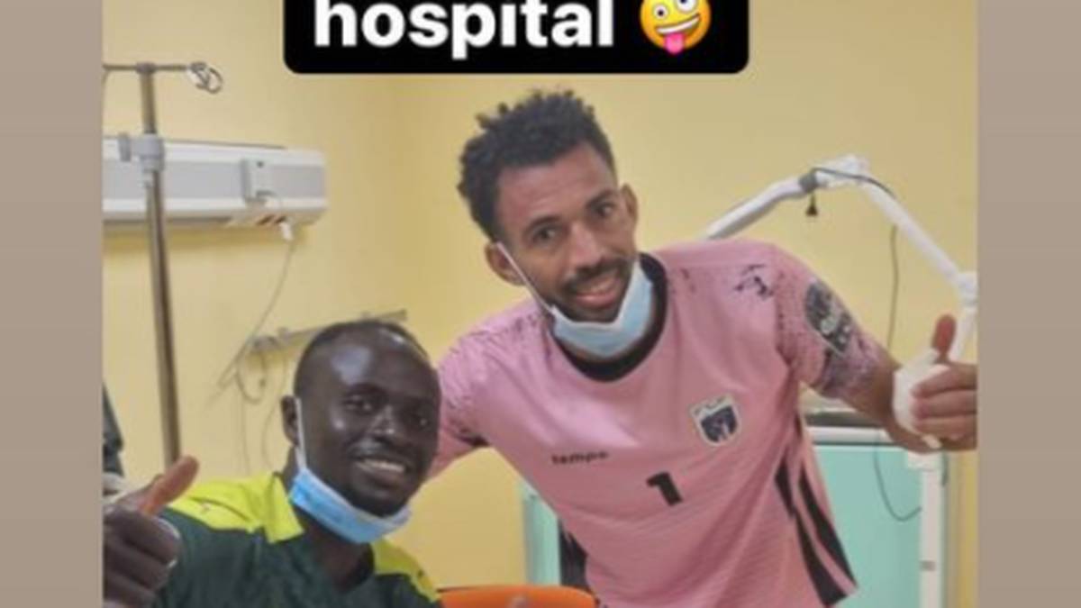 Sadio Mané grüßt aus dem Krankenbett