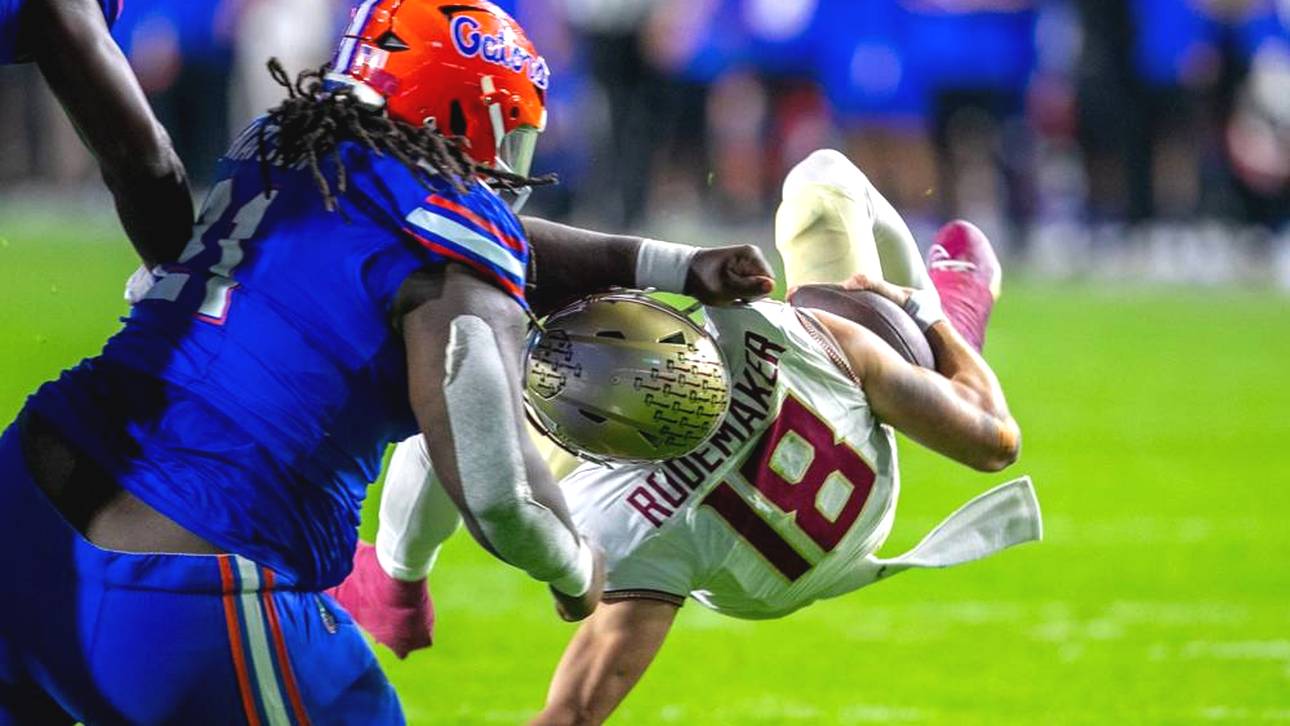 Desmond Watson macht mit einem Gegenspieler kurzen Prozess