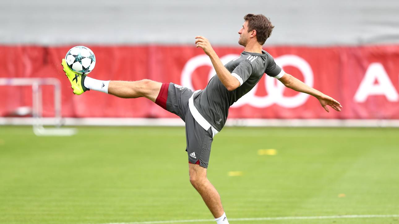 Müller zurück im Bayern-Training