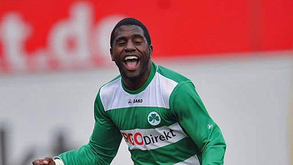 Dritter im Torjäger-Trio ist Fürths Olivier Occean. Auch der Kanadier ist 17 mal erfolgreich