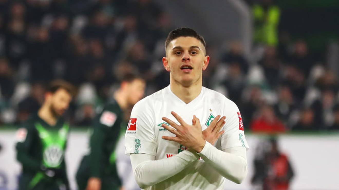 Milot rashica kosovo trikot,Werder Bremen Milot Rashica Zeigt Adler Geste Fur Erdbebenopfer Im Kosovo