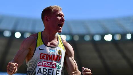 Arthur Abele liegt nach einem knappen Drittel des EM-Zehnkampfs in Berlin auf Medaillenkurs