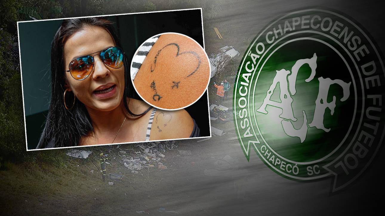 Absturz: Frauen mit traurigem Tattoo