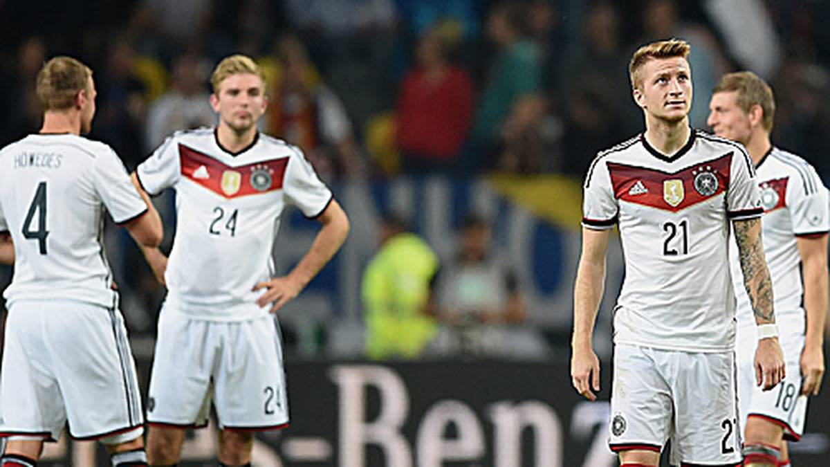 Am Ende steht eine enttäuschende Generalprobe für den Auftakt in der EM-Qualifikation gegen Schottland sowie die erste deutsche Niederlage nach 18 Spielen ohne Pleite