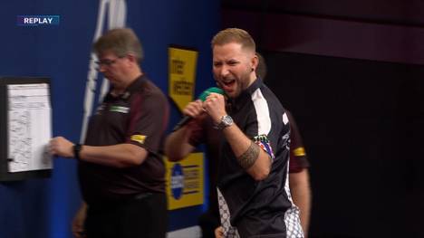 Zum Auftakt der European Darts Championship überzeugt Danny Noppert mit eiskalten Finishes und landet einen White Wash.