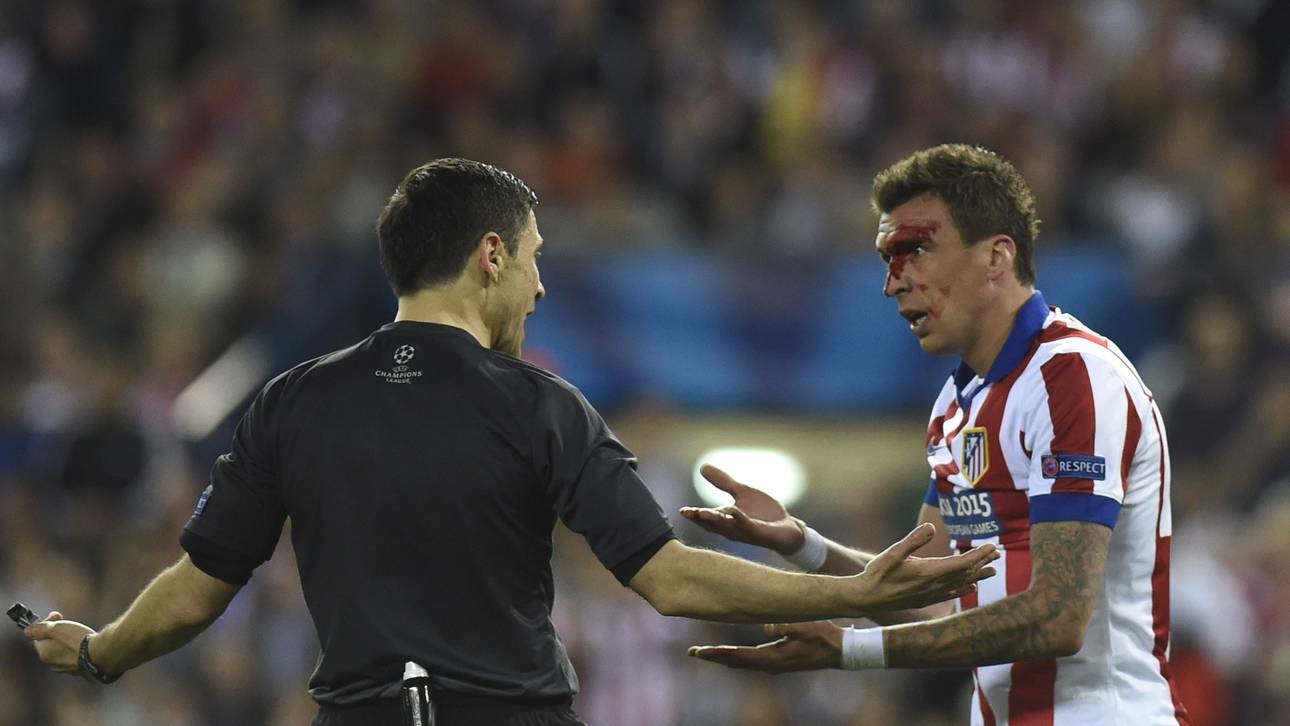 Real Madrid Atletico Madrid Mario Mandzukic