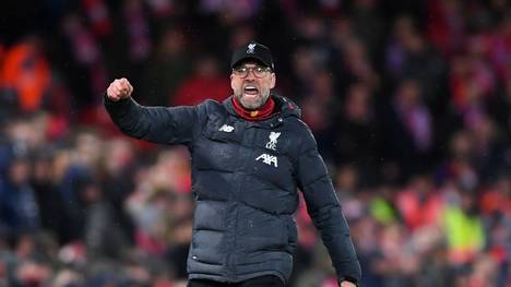 Jürgen Klopp feiert mit dem FC Liverpool den Titelgewinn in der Premier League