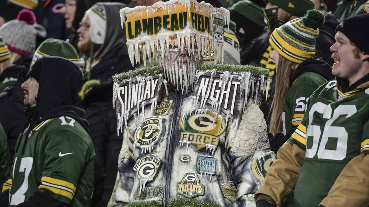 Spiele im Lambeau Field können zu einer eisigen Angelegenheit werden