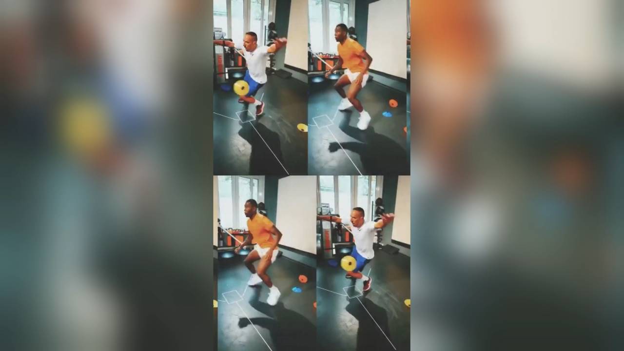 David Alaba und Franck Ribery trainieren gemeinsam in München