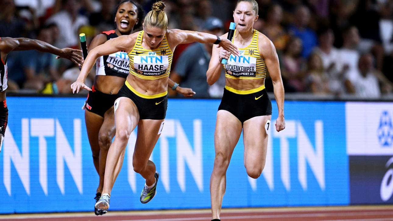 DLV-Staffel verpasst Medaille deutlich