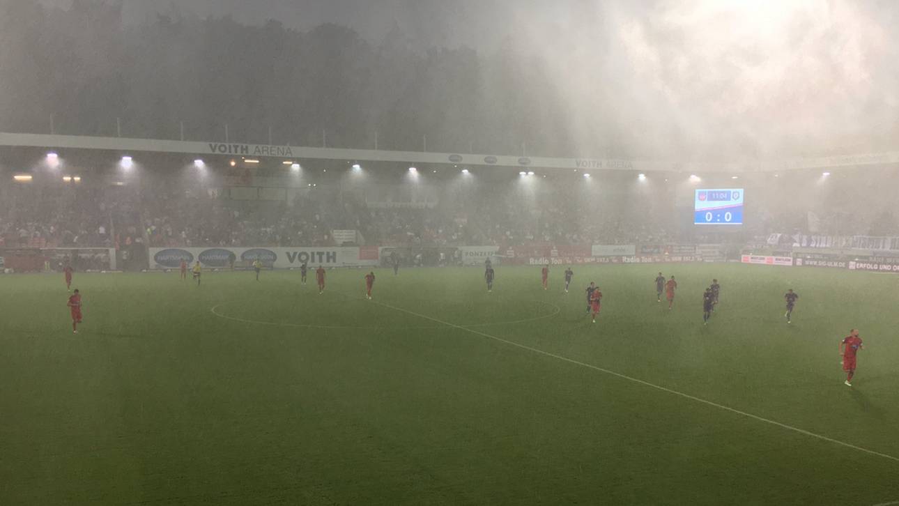 Partie in Heidenheim abgebrochen