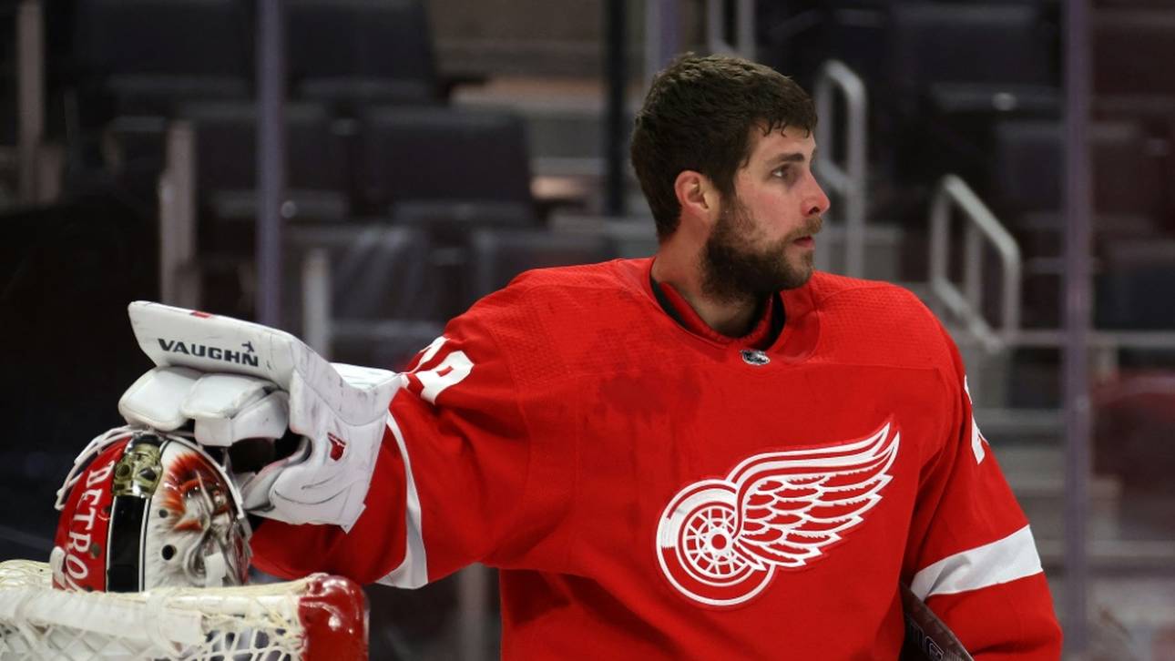 Greiss geht mit Red Wings unter