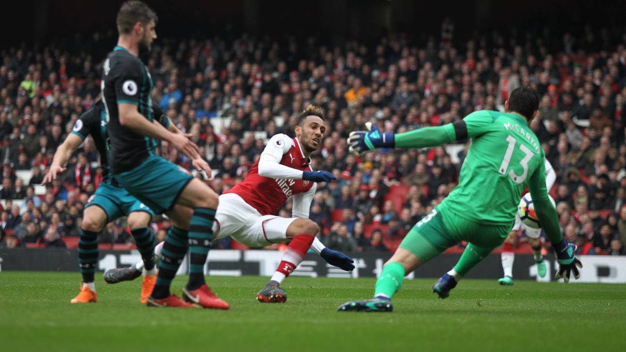 Aubameyang-Rekord bei Arsenal-Sieg