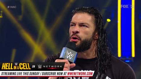 Wochenlang machte Roman Reigns ein Geheimnis daraus, was für Gegner Jey Uso im Titelduell bei Hell in a Cell auf dem Spiel steht. Nun lüftet er es.