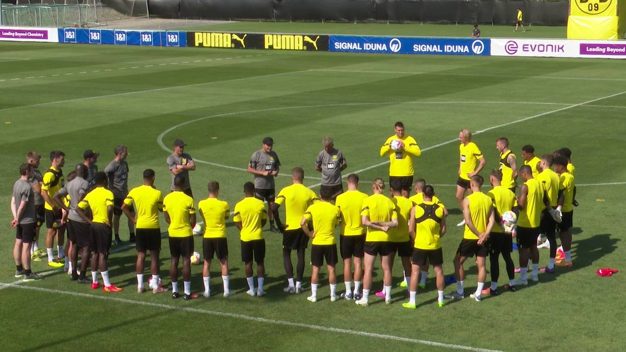 Trainingslager von Borussia Dortmund mit Marco Reus und Salih Özcan