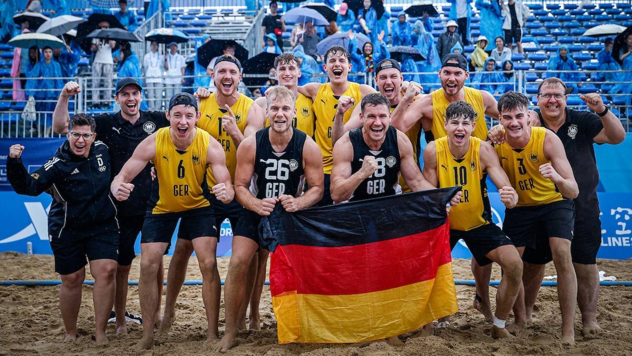 World Games: DHB-Beachhandballer stark