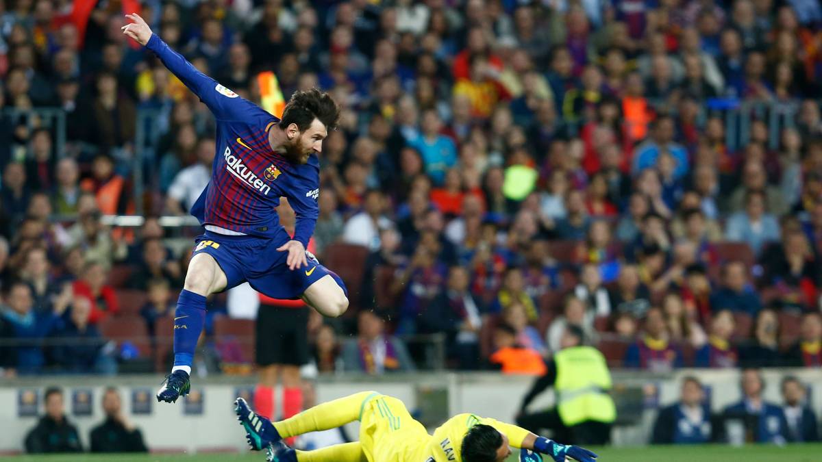 Sehr elegant, Leo. Barcelonas Superstar zeigt seine Klasse