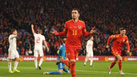 Aaron Ramsey schießt Wales zur EM 2020