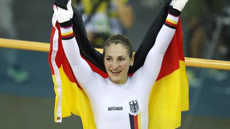 Kristina Vogel gewann bei der Bahnrad-EM drei Medaillen