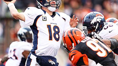 Manning ging in seiner Karriere noch nie als Verlierer gegen Cincinnati vom Platz