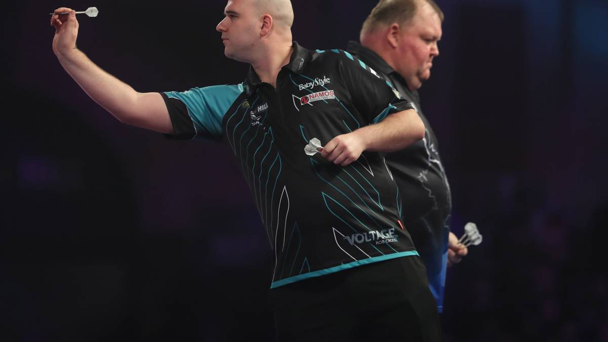 PLATZ 5 - Rob Cross (England): Der Shootingstar bestätigt bei der WM bisher die starken Leistungen seines Debütjahrs. "The Voltage" sorgte mit Michael Smith in der 2. Runde für das bisher beste Spiel und blieb auch nach Match-Darts gegen ihn ruhig