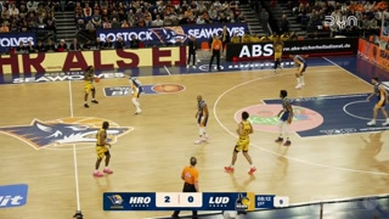ROSTOCK SEAWOLVES - MHP RIESEN Ludwigsburg | BBL-Highlights im Video