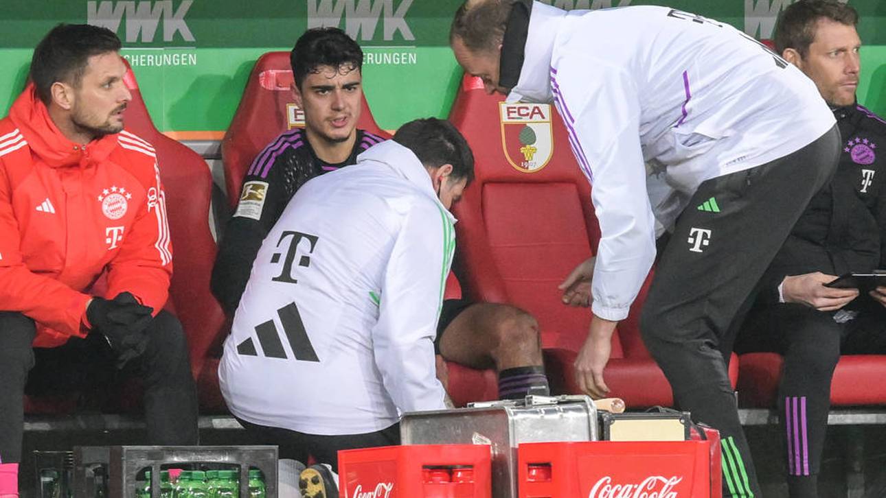 Aleksandar Pavlovic musste in Augsburg angeschlagen raus.