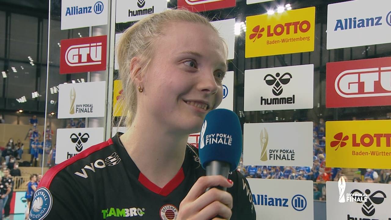 DVV-Pokalfinale: Jennifer Janiska über Dresden-Niederlage gegen Stuttgart