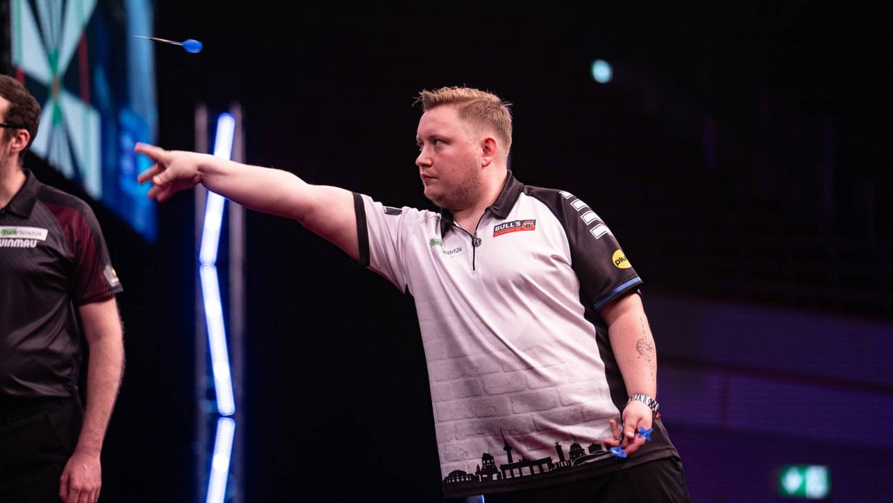 Darts-EM: Schindler scheitert im Achtelfinale