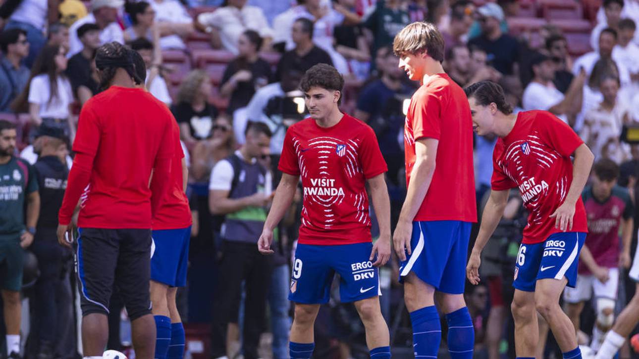Álvarez beim Kracher gegen Real Madrid auf der Bank