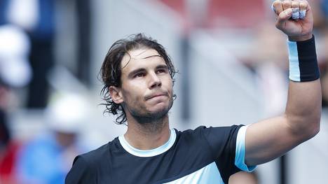 Rafael Nadal setzte sich gegen Fabio Fognini durch