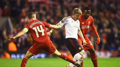 Bastian Schweinsteiger wurde in der Schlussphase gegen Liverpool eingewechselt