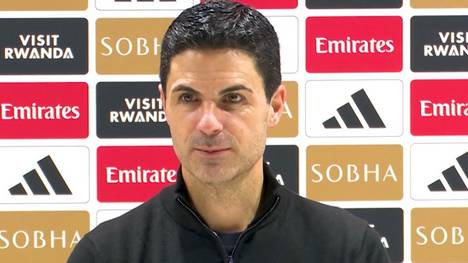 Der Trainer des FC Arsenal freut sich für Kai Havertz nach dessen Siegtor in der letzten Minute und lobt seinen Schützling in den höchsten Tönen.