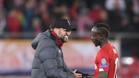 Sadio Mané (r.) traf zur Führung für Liverpool