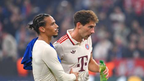 Leroy Sané (l.) und Leon Goretzka (r.) starten gegen PSG