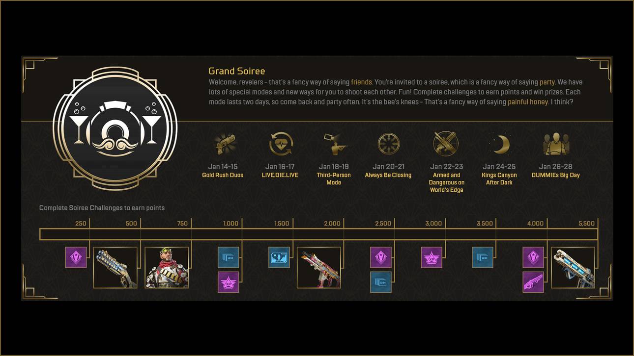 Apex Legends: Spielmodi und Loot des Grand Soirée Events