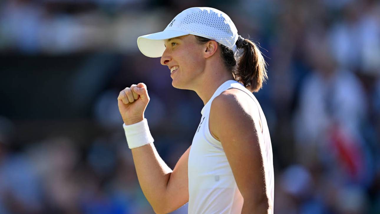Iga Swiatek stand erstmals im Wimbledon-Finale
