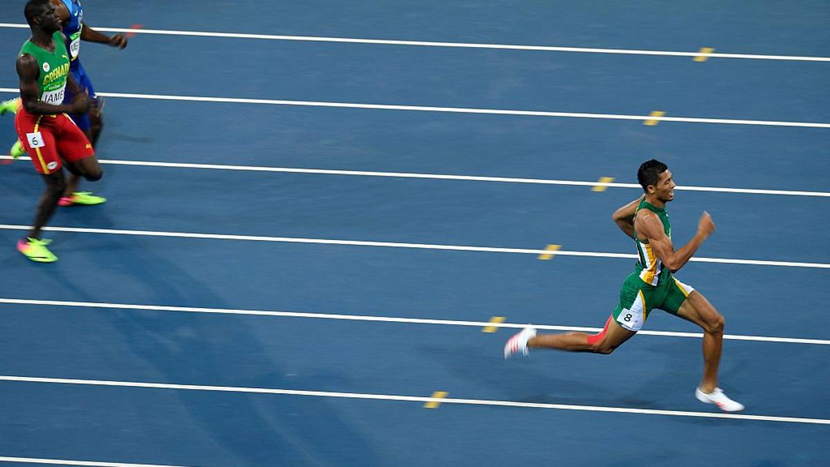 Wayde van Niekerk lief 2016 bei Olympia zum Weltrekord