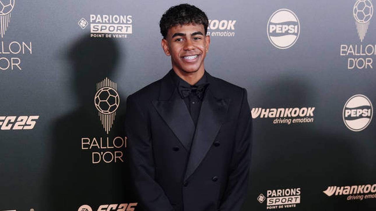 Lamine Yamal gehörte zu den Gewinnern beim Ballon d'Or