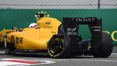 Renault-Fahrer Kevin Magnussen war nicht der einzige Fahrer mit Reifenproblemen