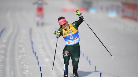 Langlauf, Weltcup in Drammen: Laura Gimmler scheitert erst im Halbfinale, Laura Gimmler feiert im norwegischen Drammen ihren zehnten Platz