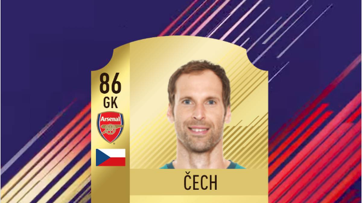 In FIFA 18 besitzt Cech eine Gesamtstärke von 86 Punkten