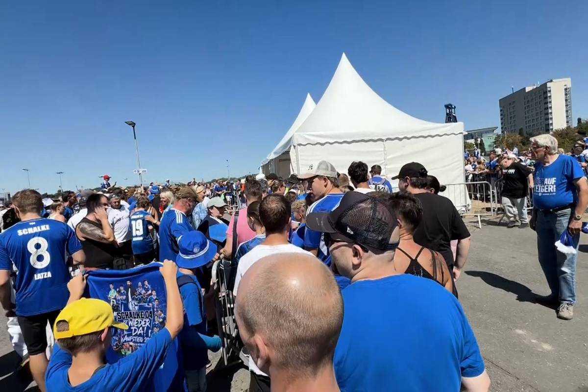 Mega-Andrang! Schalke-Hype vor Bundesliga-Rückkehr