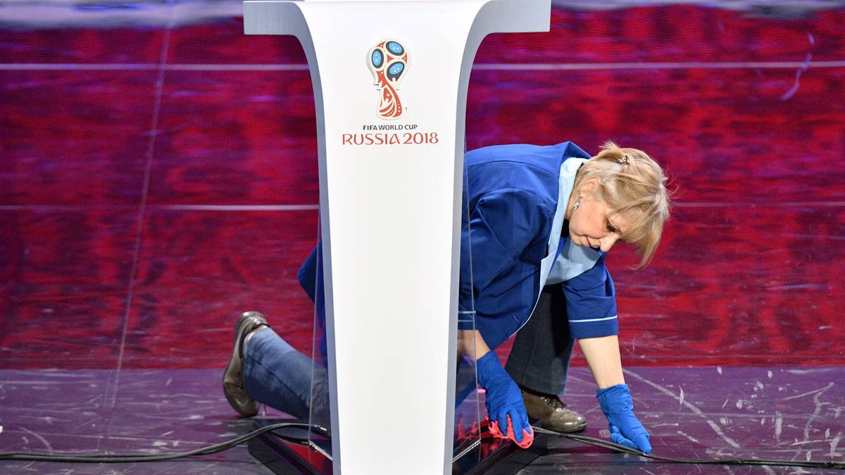 A propos glänzen: Die Putzkräfte legen sich ins Zeug