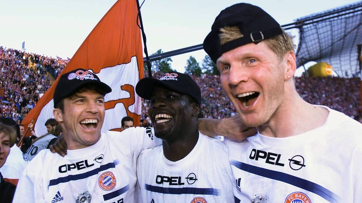Das reicht Lothar Matthäus, Sammy Kuffour, Stefan Effenberg (r.) und Co. zur Meisterfeier am 31. Spieltag