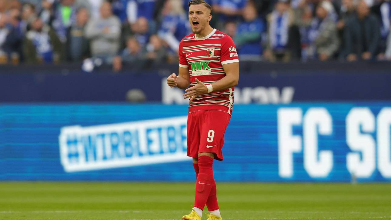 Augsburg-Star mit  Meniskus-OP