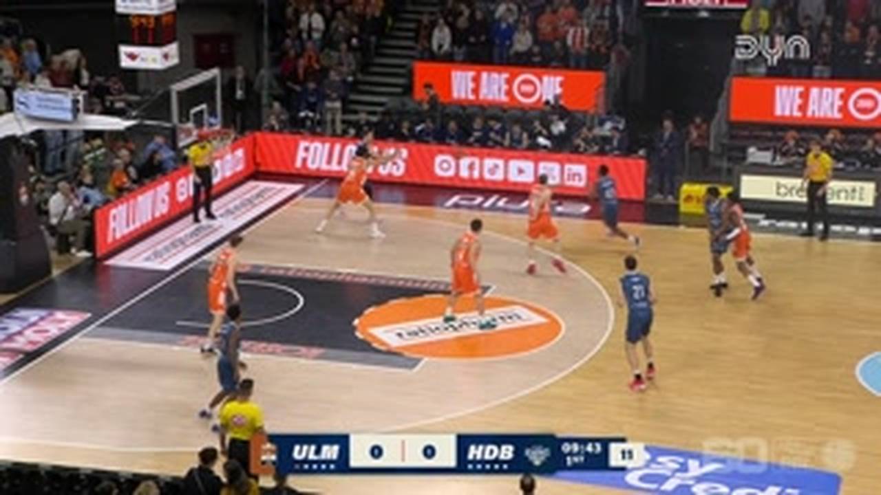 ratiopharm ulm - MLP Academics Heidelberg | BBL-Highlights im Video